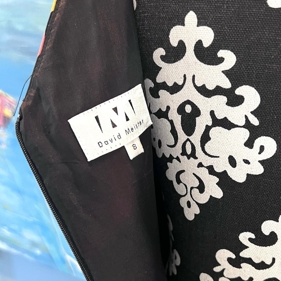 🌺David Meister, Amazing Flower Power Dress, Gorgeous Colors & Design, 8 - Picture 10 of 11